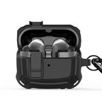 Per Samsung Galaxy Buds3 / 3 Pro DUX DUCIS SECH Series Earbuds Box Custodia protettiva (nero)