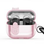 Per Samsung Galaxy Buds3 / 3 Pro DUX DUCIS SECI Series Earbuds Box Custodia protettiva (rosa trasparente)