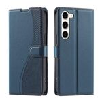 Per Samsung Galaxy S23+ 5G Voltage Custodia per telefono in pelle ultra sottile a pois (blu)