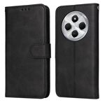 Per Redmi 14C 4G Custodia per telefono in pelle con texture di vitello classica (nero)