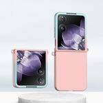 Per Xiaomi Mix Flip Gradient Color Skin Feel PC Custodia antiurto a copertura totale per telefono cellulare (rosa sfumato)