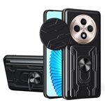 Per OPPO Reno12 F 5G Custodia per telefono TPU+PC con slot per schede e scorrevole globale Camshield (nero)