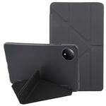 Per Xiaomi Redmi Pad SE 8.7 Custodia per tablet in silicone con deformazione in pelle (nero)