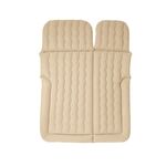 Materasso gonfiabile per viaggio in auto SUV sedile posteriore/bagagliaio, colore: beige