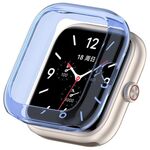 Per vivo Watch GT Half Pack Hollow TPU Watch Custodia protettiva (blu trasparente)