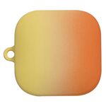 Per Redmi Buds 6 Active Edition Custodia protettiva per auricolari Bluetooth in PC rigido satinato sfumato (giallo arancione)