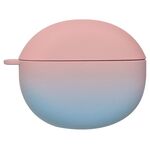 Custodia protettiva per auricolari Bluetooth For Honor Earbuds X7 Gradient Hard PC Frosted (rosa blu)