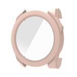 Per Garmin Fenix ​​8 AMOLED / 8 MIP 51mm Pellicola in vetro temperato Custodia protettiva per orologio PC integrata (rosa)
