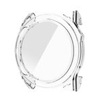 Per Garmin Fenix ​​8 AMOLED / 8 MIP 47mm Pellicola in vetro temperato Custodia protettiva per orologio PC integrata (trasparente)