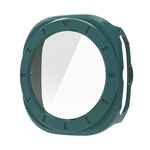 Per Samsung Galaxy Watch Ultra 47mm Pellicola in vetro temperato Custodia protettiva per orologio PC integrata (verde)