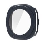 Per Samsung Galaxy Watch Ultra 47mm Pellicola in vetro temperato Custodia protettiva per orologio PC integrata (blu notte)