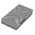 Doppio M.2 NVME SSD RAID Array Mobile Hard Drive Enclosure Tipo-C USB3.2 GEN2x2 20G 586R (grigio scuro)