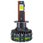 Faro per auto con faretto a LED a quattro tubi in rame da 150 W, lampadina: H1