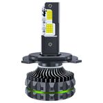 Faro per auto con faretto a LED a quattro tubi in rame da 150 W, lampadina: H4