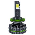 Faro per auto con faretto a LED a quattro tubi in rame da 150 W, lampadina: H11