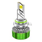Faro per auto impermeabile in lega di alluminio con doppio tubo di rame a LED da 100 W, lampadina: 9012