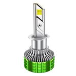 Faro per auto impermeabile in lega di alluminio con doppio tubo di rame a LED da 100 W, lampadina: H1