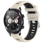 For Honor Watch Dream 22mm Cinturino sportivo in silicone con fibbia in acciaio bicolore (Starlight + nero)