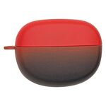 Per Bose Ultra Open Earbuds Custodia protettiva per auricolari in PC satinato sfumato (rosso nero)
