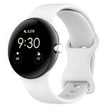 Per Google Pixel Watch 3 41mm Cinturino ufficiale in silicone (bianco)