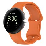 Per Google Pixel Watch 3 41mm Cinturino ufficiale in silicone (arancione)