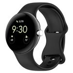 Per Google Pixel Watch 3 41mm Cinturino ufficiale in silicone (nero)