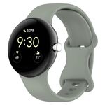 Per Google Pixel Watch 3 41mm Cinturino ufficiale in silicone (grigio verde)