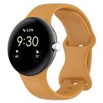 Per Google Pixel Watch 3 41mm Cinturino ufficiale in silicone (giallo)