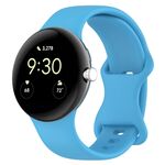 Per Google Pixel Watch 3 41mm Cinturino ufficiale in silicone (azzurro cielo)