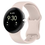 Per Google Pixel Watch 3 41mm Cinturino ufficiale in silicone (rosa)