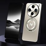 Per vivo X100 Pro Supporto rotante Custodia per telefono in metallo satinato (titanio)