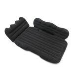 Materassino gonfiabile per auto, multifunzionale, per campeggio all'aperto, colore: nero