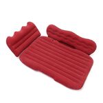 Materassino gonfiabile per auto, multifunzionale, per campeggio all'aperto, colore: rosso