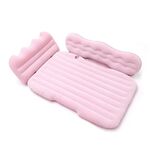 Letto gonfiabile per auto, multifunzionale, da campeggio, all'aperto, colore: rosa
