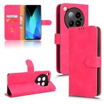 Per Infinix Zero 40 4G Custodia in pelle magnetica con chiusura magnetica (rosso rosa)