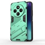 Per Redmi 14C 4G Global Punk Armor 2 in 1 PC + TPU Custodia per telefono con supporto (verde)