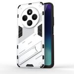 Per Redmi 14C 4G Global Punk Armor 2 in 1 PC + TPU Custodia per telefono con supporto (bianco)