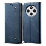 Per Redmi 14C 4G Denim Texture Casual Style Custodia in pelle a flip orizzontale (blu)