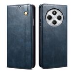 Per Redmi 14C 4G Custodia in pelle con texture Crazy Horse Oil Wax (blu)