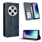 Per Redmi 14C 4G Custodia per telefono in pelle con fibbia magnetica e texture retrò (blu)