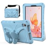 Per TCL Tab 8 LE / WiFi 2023 Butterfly Bracket Custodia antiurto per tablet EVA (azzurro chiaro)