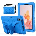 Per TCL Tab 8 LE / WiFi 2023 Custodia per tablet antiurto con supporto a farfalla in EVA (blu)