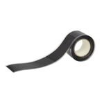 Nastro autoadesivo in silicone bifacciale, autofondente, per maniglia kayak, nastro senza cuciture, colore: nero