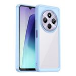 Per Redmi 14R Custodia per telefono in TPU ibrida acrilica serie colorata (blu)