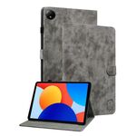 Per Xiaomi Redmi Pad SE 8.7 Custodia per tablet in pelle con motivo a tigre (grigio)