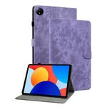 Per Xiaomi Redmi Pad SE 8.7 Custodia per tablet in pelle con motivo a tigre (viola)