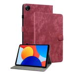 Per Xiaomi Redmi Pad SE 8.7 Custodia per tablet in pelle con motivo a tigre (rosso)