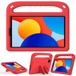 Per Xiaomi Redmi Pad SE 8.7 Custodia per tablet antiurto in EVA con supporto (rosso)
