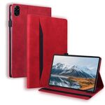 Custodia per tablet in pelle antiurto con giunzione per Honor Pad X8a (rosso)