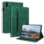 Custodia per tablet in pelle antiurto con giunzione per Honor Pad X8a (verde)